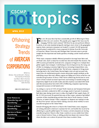 Offshoring Strategy Trends of American Corporations