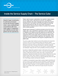 Inside the Service Supply Chain – The Service Cube