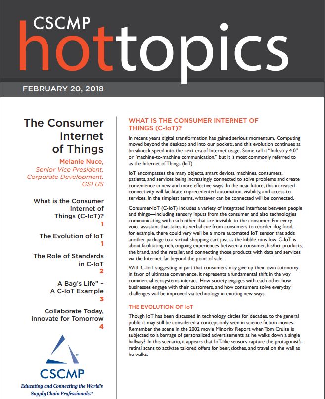 The Consumer Internet of Things