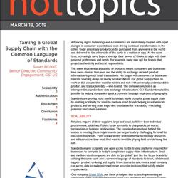 Taming the Supply Chain with a Common Language of Standards