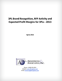 2013 3PL Brand Recognition, RFP, and Profit Margins Report