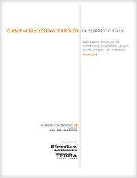 2013 Game Changing Trends in Supply Chain