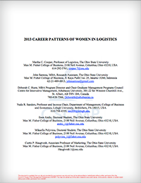 Career Patterns of Women in Logistics 2013